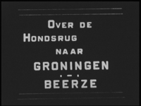 12780BB01945 Samenvatting:Privé-opnamen van een autotocht over de Hondsrug naar Groningen, gevolgd door beelden van een ...