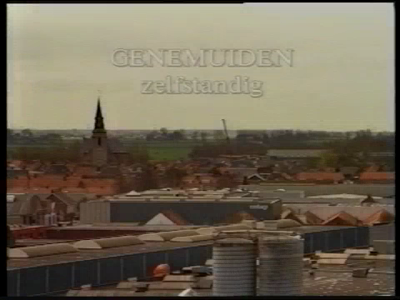 14812BB07594 Een filmpje over het stadje Genemuiden, dat de gemeenteraad in 1997 liet maken, om de minister van ...