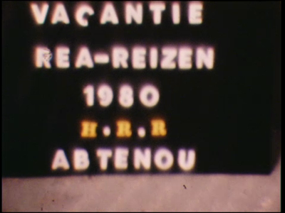 4233BB03794 Vakantie Rea-reis in 1980 naar Altenau Oostenrijk.Van hun gespaarde zegeltjes maken de Zwolse ...