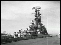 4368BB05741 Deze ongemonteerde film vertoont beelden (van de radarapparatuur van de kruiser De Ruyter van de ...