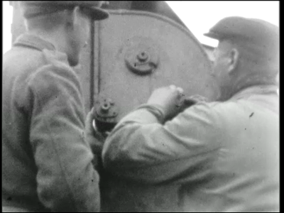 527BB08138 Een film met beelden van de aanleg van een brug en landhoofden bij Dedemsvaart., 00-00-1950
