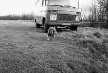 2032 FDUITERWIJK-000271 Met hond Druppie, 1980-12-26