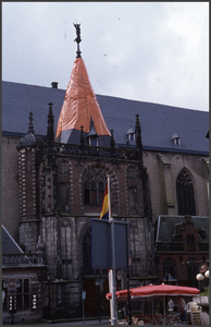 1208 DIA022300 Grote Kerktoren na brand. Augustus 1984., 1984-08-00