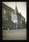 1225 DIA026153 Opname van de Hoofdwacht en de ingang van de Grote of St. Michaelskerk op de Grote Markt in Zwolle, 1880-00-00
