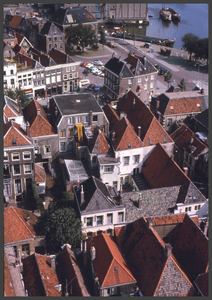 147 DIA000146 Panorama Rodetorenplein vanaf de Peperbus gezien., 30-06-1965