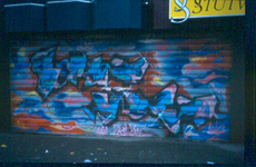25004 DIA000501 Diverse graffiti in de (binnen)stad van Zwolle, 1987-00-00