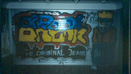 25008 DIA000505 Diverse graffiti in de (binnen)stad van Zwolle, 1987-00-00