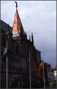 279 DIA022464 Grote Kerktoren na brand. Augustus 1984., 1984-08-00