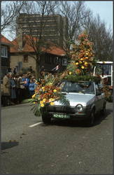 338 DIA022489 Deelnemer aan de optocht tijdens de festiviteiten Zwolle 750, 1980-00-00