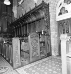 1172 FD000414 Interieur van de Dominicanenkerk met 2e koorbank aan zuidwand van het koor., 1991-00-00