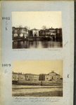 23082 _0028 Bladzijde van het album met twee foto's, hierna individueel beschreven, 1890 - 1905
