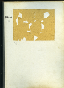 23083 _0067 Opname van een lege plek in het album waar een foto is verwijderd., 1890 - 1905
