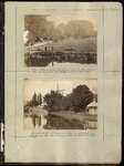 23083 _0007 Bladzijde van het album met twee foto's, hierna individueel beschreven, 1890 - 1905