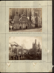 23083 _0010 Bladzijde van het album met twee foto's, hierna individueel beschreven, 1890 - 1905