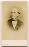 23085 _0014 Carte-de-visite met een portret van L. Hertzveld, raadsheer van het in december 1875 opgeheven Provinciaal ...