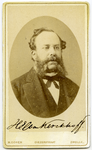 23085 _0016 Carte-de-visite met een portret van H. van Kerckhof, raadsheer van het in december 1875 opgeheven ...