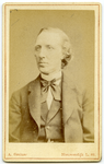 23085 _0036 Carte-de-visite met een portret van P. Testas, lid van het in december 1875 opgeheven Provinciaal ...