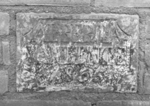 3610 FD002528 Gevelsteen met de ingehakte tekst: 'Albertha van Lenthe 1865' in een muur aan het Diezerplein in de wijk ...