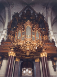 7780 FD005318 Vooraanzicht van het Schnitger orgel met daaronder de deuren van de consistoriekamer. Zie voor details ...