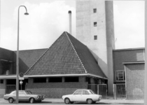 8717 FD014955 Veemarkt: dienstgebouwen bij de achteringang., 1973