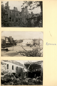 24493 FD004842_0060 Fotoalbum met opnamen van oorlogsschade in Nederland, met onder andere beelden van Zwolle, 1940 - 1945