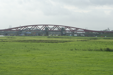 25031 Opname tijdens de bouw van de spoorbrug de Hanzeboog in Zwolle, 13-09-2011