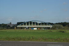 25033 Opname tijdens de bouw van de spoorbrug de Hanzeboog in Zwolle, 13-09-2011