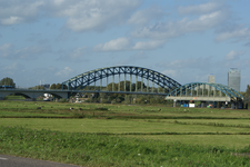 25041 Opname tijdens de bouw van de spoorbrug de Hanzeboog in Zwolle, 13-09-2011