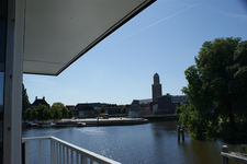 25063 Opname van het Rodetorenplein in Zwolle met rechts de Peperbus, 05-08-2013
