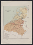 119-KD001286 De tachtigjarige oorlog Nummer 4. van de twaalf wandkaarten der vaderlandse geschiedenis door J.W. de ...