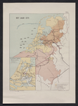 123-KD001290 Het jaar 1672 Nummer 8. van de Twaalf wandkaarten der vaderlandhe geschiedenis door J.W. de Jongh. ...
