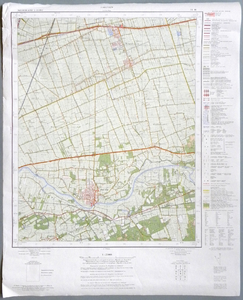 1554-KD001125 Dalfsen 21H Topografische kaart van Dalfsen en Nieuwleusen. Verkend in 1972. Met legenda , 1975