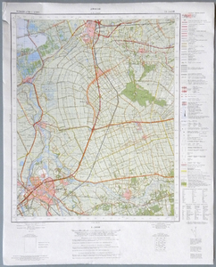 1555-KD001126 Zwolle 21 Oost Topografische kaart van het gebied tussen Zwolle, Zwartsluis, Meppel en Dalfsen. Verkend ...