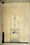 1560-KD001131 Monument en l'honneur de Thomas a Kempis, (E)glise de St. Michael a Zwolle. Motto Studie. Technische ...