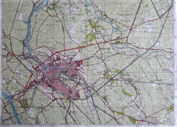 287-KD001346 Genemuiden 270 Kopie van een topografische kaart van Genemuiden, Barsbeek en Heetveld. Verkend in 1884. ...