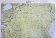 288-KD001347 Zwartsluis 271 Kopie van een topografische kaart van het gebied tussen Zwartsluis en Staphorst. De kaart ...