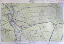 289-KD001348 Hasselt 288 Kopie van een topografische kaart van het gebied tussen Hasselt en Rouveen. De kaart is ...