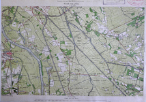 415-KD001367 Hattem 320 Kopie van een topografische kaart van Hattem en het gebied ten oosten ervan. De kaart is ...