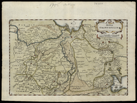 2165 Dito Trans-Isulana 1 kaart. Handgekleurde kopergravure, uitgegeven in 1706 te Amsterdam door Daniël de la Feuille ...
