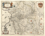 925-KD000355 Transiselania Dominium vernaculè Over-Yssel 1 kaart. Overijssel, Drenthe, Salland, Twente. Kaart van ...