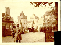 274 PBKR4757 Zwolle 700 jaar stad gevierd in september 1930. 'Oud Zwolle' op terrein Buitensociëteit en op het ...