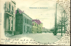 3230 PBKR4112 Ingekleurde briefkaart als pbkr4110. Willemkade en Beestenmarkt ca. 1900., 1901-00-00