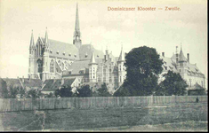 3604 PBKR0143 De Dominicanenkerk en het klooster gezien vanaf het nog onvoltooide Assendorperplein., 1902-00-00