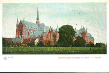 3609 PBKR0148 Dominicanenkerk en klooster (voltooid 1901-1902), gezien vanaf het nog onvoltooide Assendorperplein ...