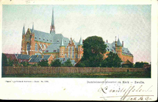 3610 PBKR0149 Dominicanenkerk en klooster (voltooid 1901-1902) gezien vanaf het onvoltooide Assendorperplein (voltooid ...