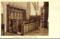 3819 PBKR0178 Interieur Dominicanenkerk ca. 1920-1930: koorbanken., 1920-00-00