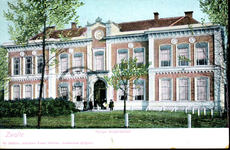 4053 PBKR0232 Rijks HBS, ca. 1900. Ontwerp stadsarchitect Berend Reinders (1825-1890) in Neoclassiscistische stijl, ...