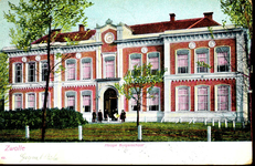 4054 PBKR0233 Rijks HBS, ca. 1900. Ontwerp stadsarchitect Berend Reinders (1825-1890) in Neoclassiscistische stijl, ...