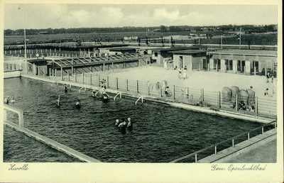 4478 PBKR0297 Openluchtbad (zwembad), ca. 1935, Ceintuurbaan / eind Brederostraat: ontwerp stadsarchitect J.G. ...