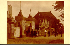 463 PBKR4766 Zwolle 700 jaar stad gevierd in september 1930. 'Oud Zwolle' op terrein Buitensociëteit en op het ...